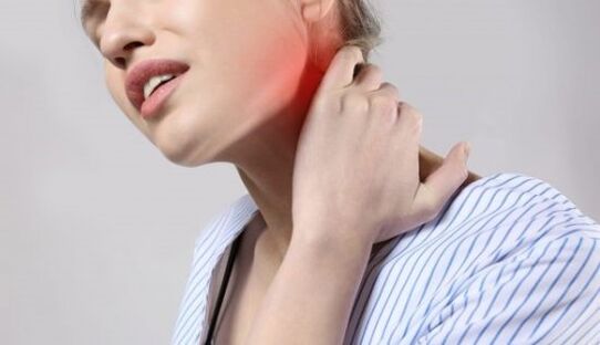 Osteochondrosis okozta nyaki fájdalom